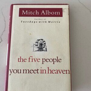 🍎Free with Purchase-The Five People You Meet in Heaven by Mitch Albom book